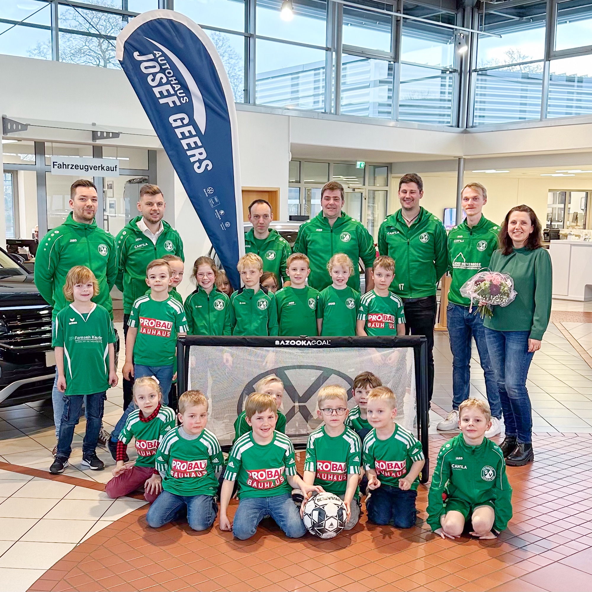 Neue Tore für unsere Jugendabteilung vom Autohaus Geers!