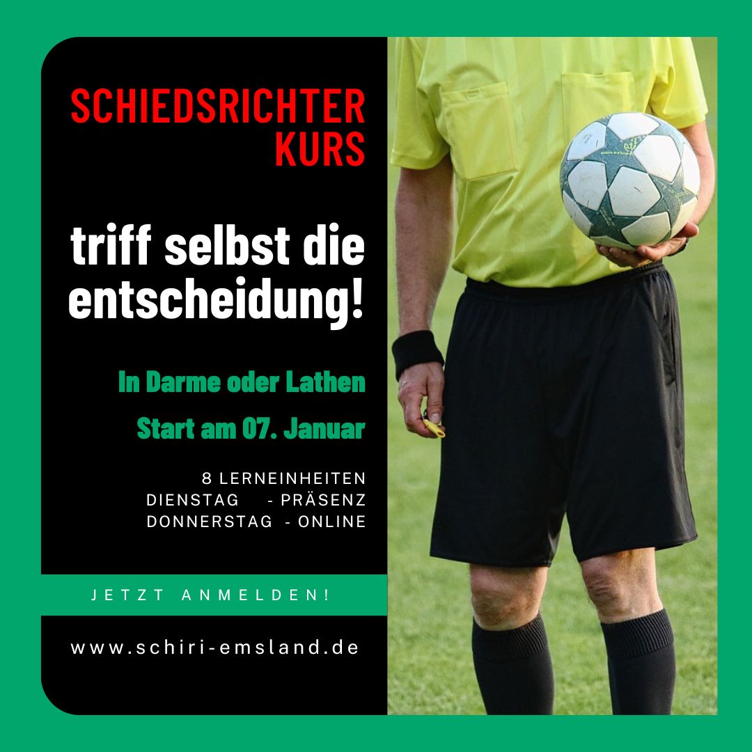 Schiedsrichter gesucht!