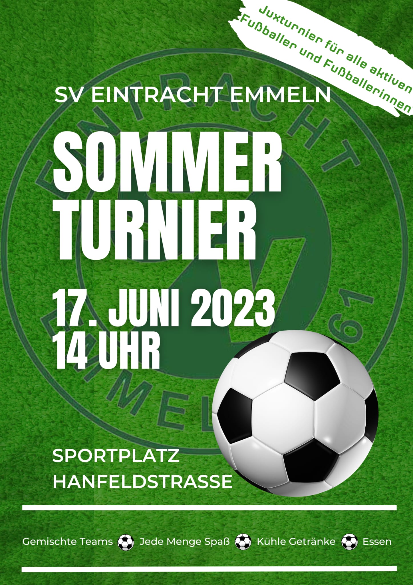 Sommer Turnier Fußball