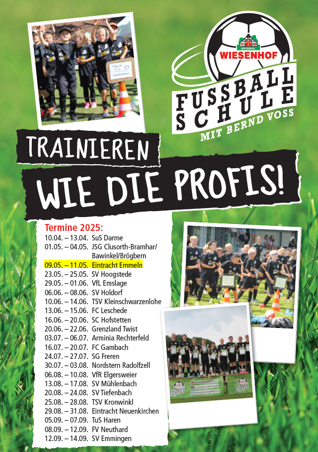 Fußballcamp 2025 in Emmeln!